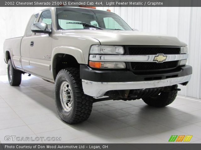 2002 Chevrolet Silverado 2500 LS Extended Cab 4x4 in Light Pewter Metallic