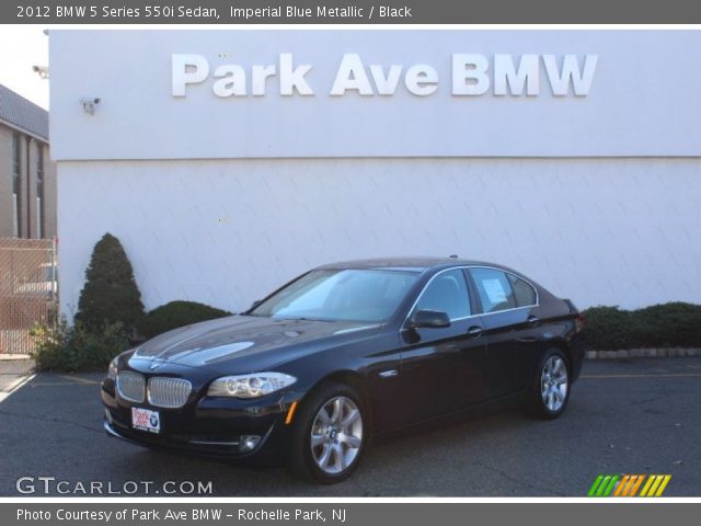 2012 BMW 5 Series 550i Sedan in Imperial Blue Metallic