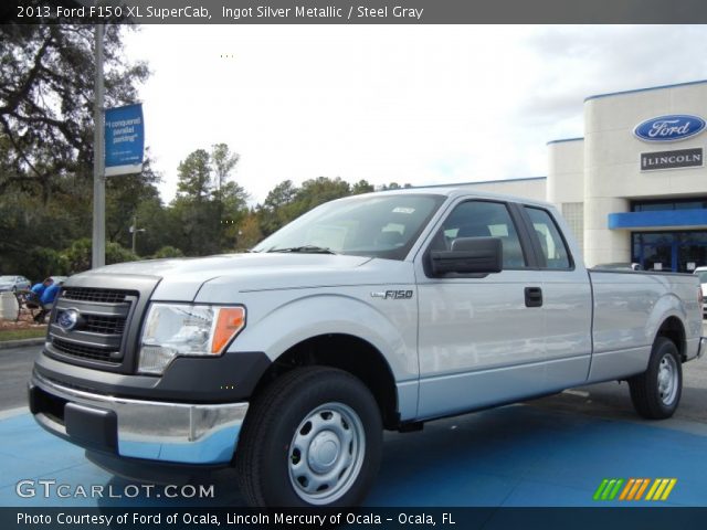 2013 Ford F150 XL SuperCab in Ingot Silver Metallic