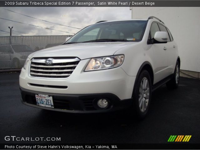 2009 Subaru Tribeca Special Edition 7 Passenger in Satin White Pearl