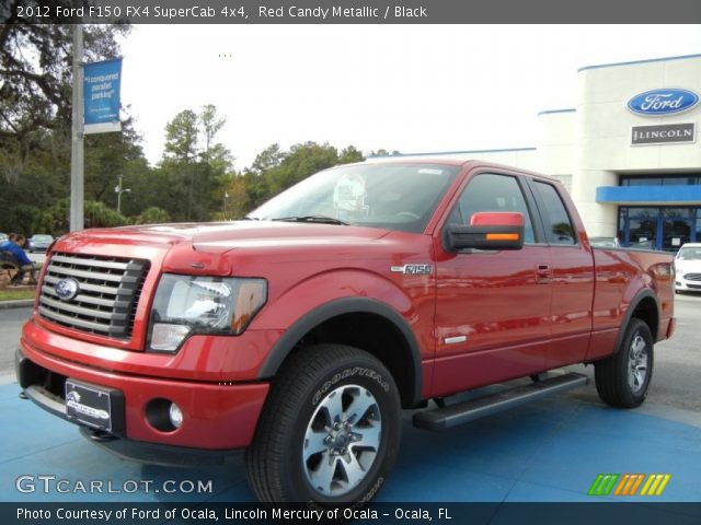 2012 Ford F150 FX4 SuperCab 4x4 in Red Candy Metallic