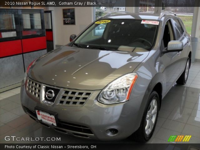 2010 Nissan Rogue SL AWD in Gotham Gray