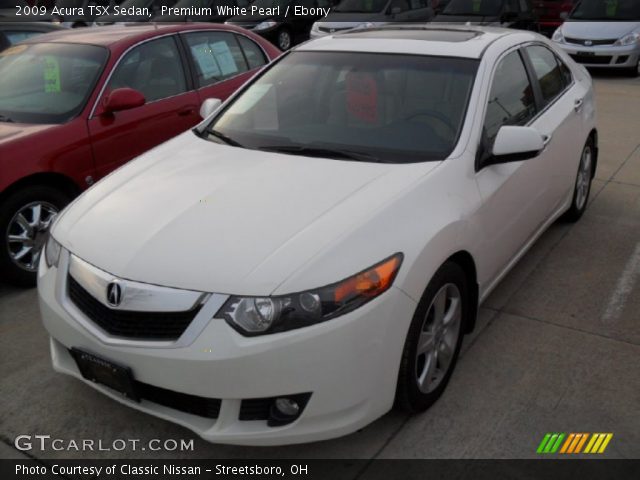 2009 Acura TSX Sedan in Premium White Pearl