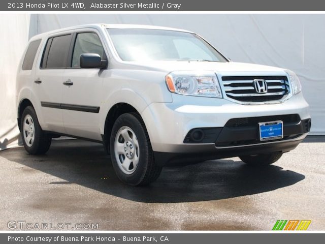 2013 Honda Pilot LX 4WD in Alabaster Silver Metallic