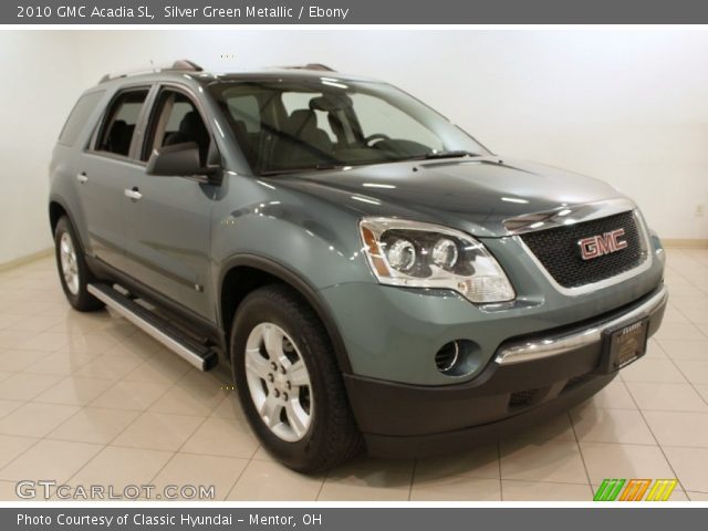 2010 GMC Acadia SL in Silver Green Metallic