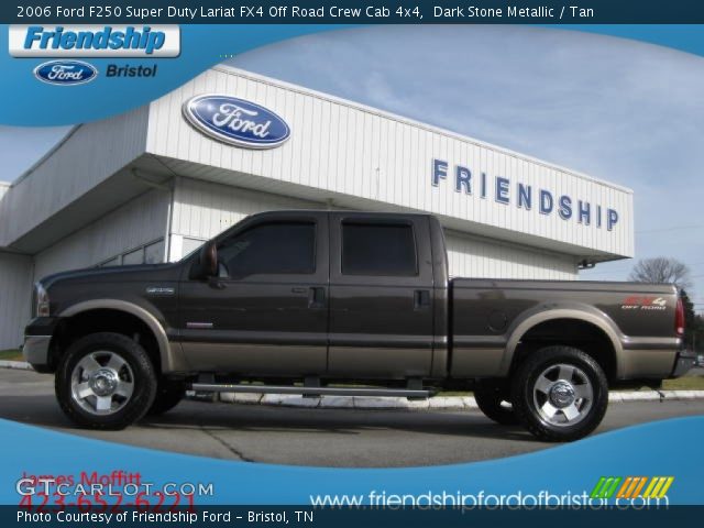 2006 Ford F250 Super Duty Lariat FX4 Off Road Crew Cab 4x4 in Dark Stone Metallic