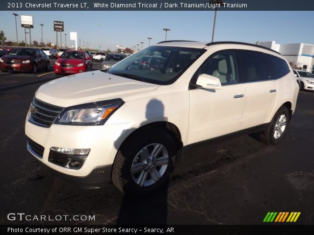 2013 Chevrolet Traverse LT in White Diamond Tricoat