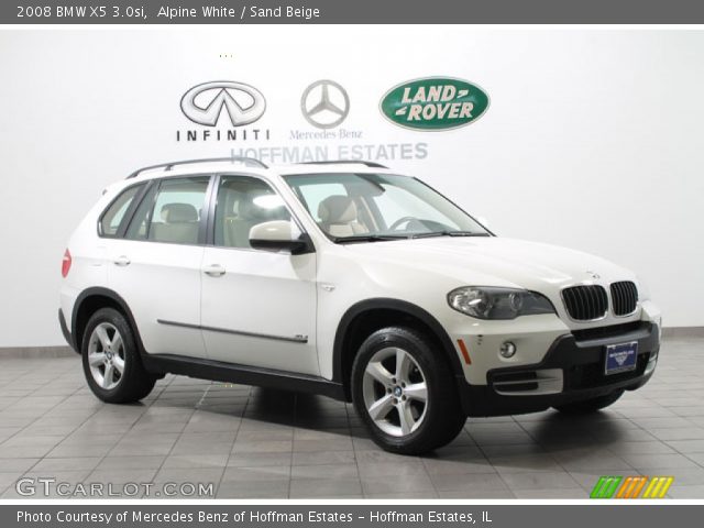 2008 BMW X5 3.0si in Alpine White