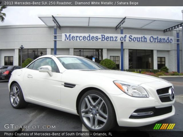 2013 Mercedes-Benz SLK 250 Roadster in Diamond White Metallic