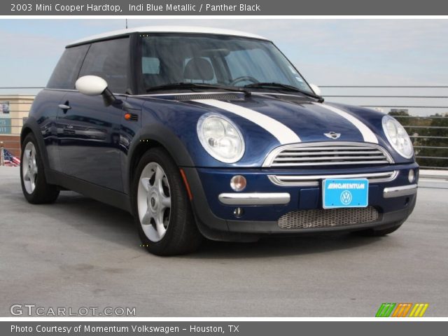 2003 Mini Cooper Hardtop in Indi Blue Metallic