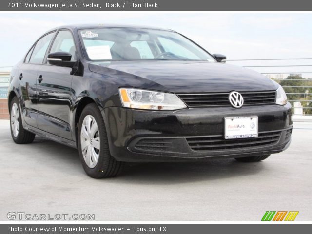 2011 Volkswagen Jetta SE Sedan in Black