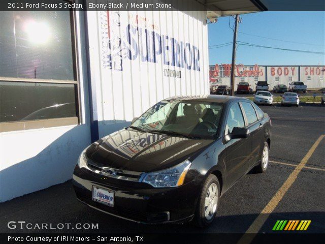 2011 Ford Focus S Sedan in Ebony Black