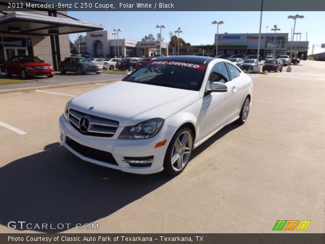 2013 Mercedes-Benz C 250 Coupe in Polar White