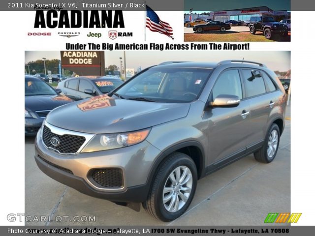 2011 Kia Sorento LX V6 in Titanium Silver