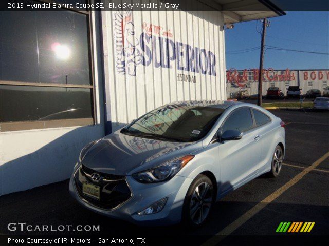 2013 Hyundai Elantra Coupe SE in Blue Sky Metallic