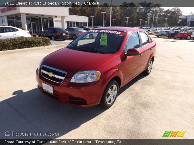 2011 Chevrolet Aveo LT Sedan in Sport Red
