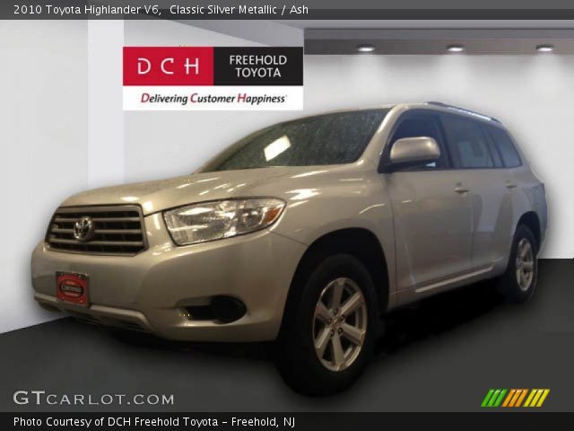 2010 Toyota Highlander V6 in Classic Silver Metallic