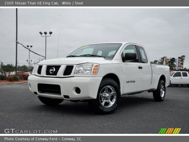 2005 Nissan Titan XE King Cab in White