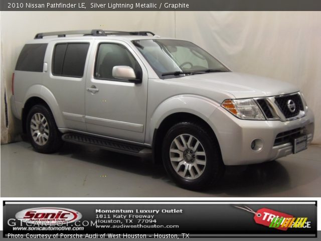 2010 Nissan Pathfinder LE in Silver Lightning Metallic