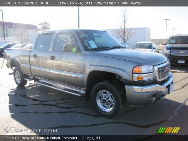 2006 GMC Sierra 2500HD SLE Crew Cab 4x4 in Steel Gray Metallic