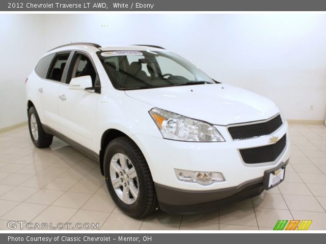 2012 Chevrolet Traverse LT AWD in White