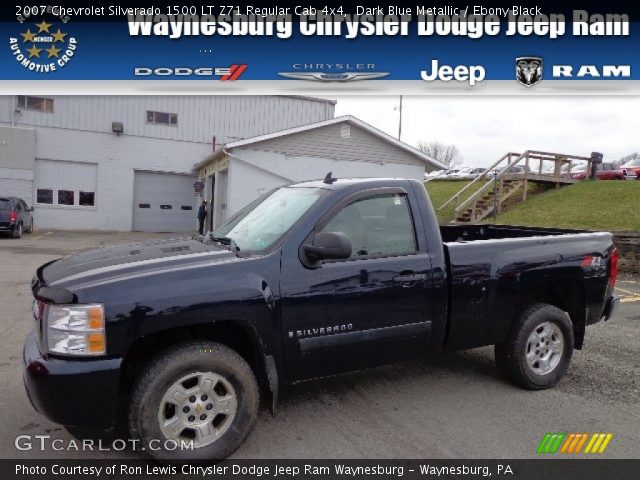 2007 Chevrolet Silverado 1500 LT Z71 Regular Cab 4x4 in Dark Blue Metallic