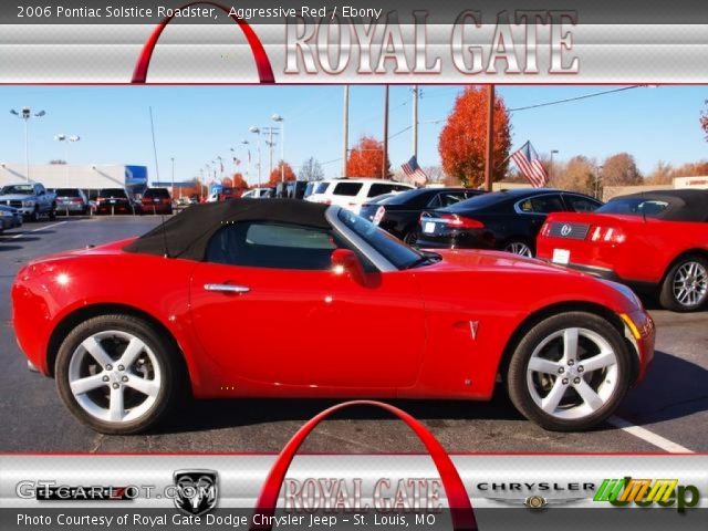2006 Pontiac Solstice Roadster in Aggressive Red