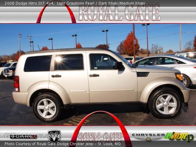 2008 Dodge Nitro SXT 4x4 in Light Graystone Pearl