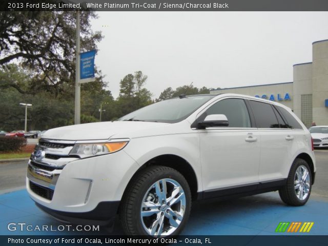 2013 Ford Edge Limited in White Platinum Tri-Coat