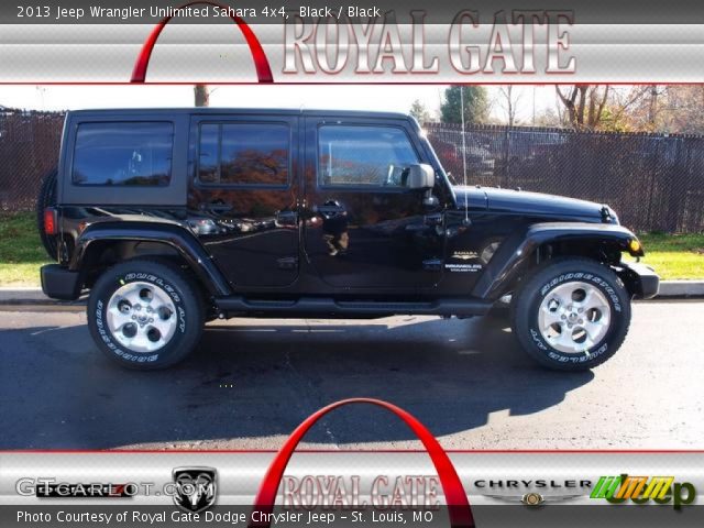 2013 Jeep Wrangler Unlimited Sahara 4x4 in Black