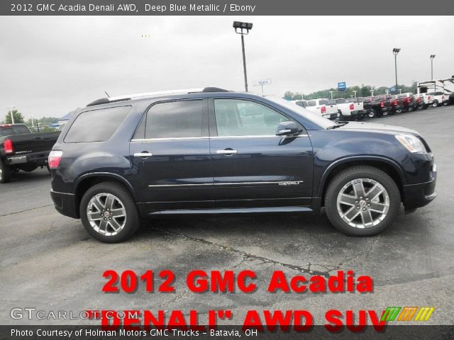 2012 GMC Acadia Denali AWD in Deep Blue Metallic