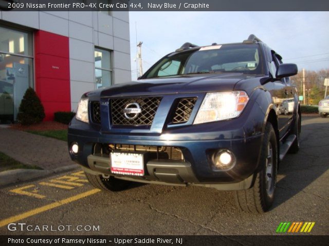 2009 Nissan Frontier PRO-4X Crew Cab 4x4 in Navy Blue