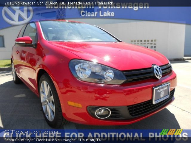2011 Volkswagen Golf 2 Door TDI in Tornado Red
