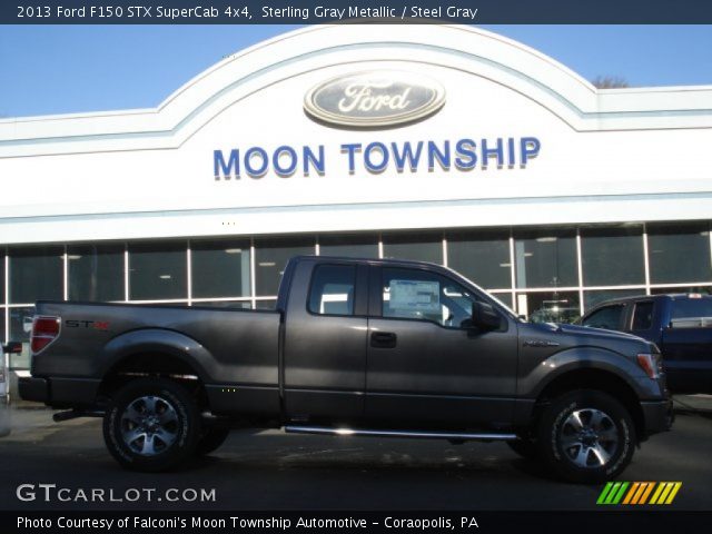 2013 Ford F150 STX SuperCab 4x4 in Sterling Gray Metallic