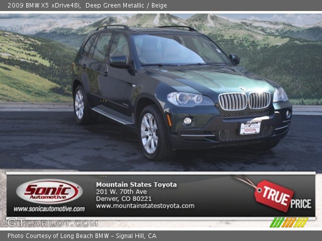 2009 BMW X5 xDrive48i in Deep Green Metallic