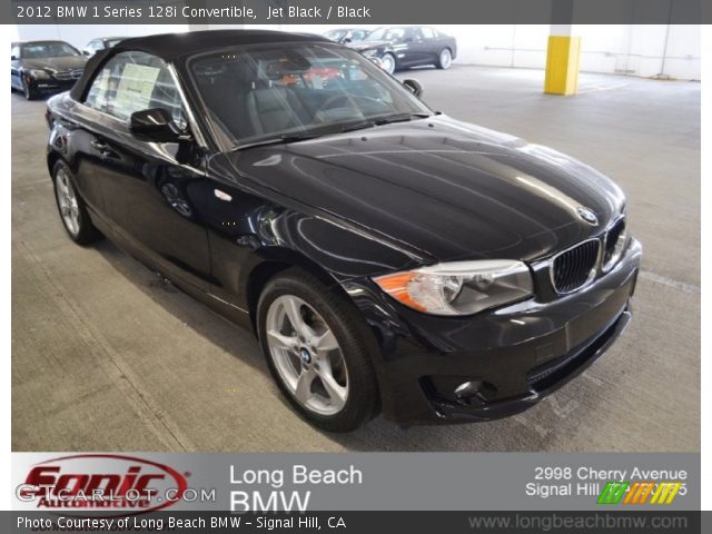 2012 BMW 1 Series 128i Convertible in Jet Black