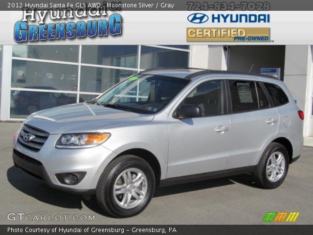 2012 Hyundai Santa Fe GLS AWD in Moonstone Silver