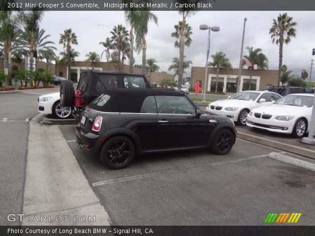 2012 Mini Cooper S Convertible in Midnight Black Metallic