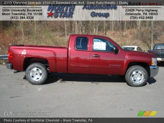 2013 Chevrolet Silverado 1500 LT Extended Cab 4x4 in Deep Ruby Metallic