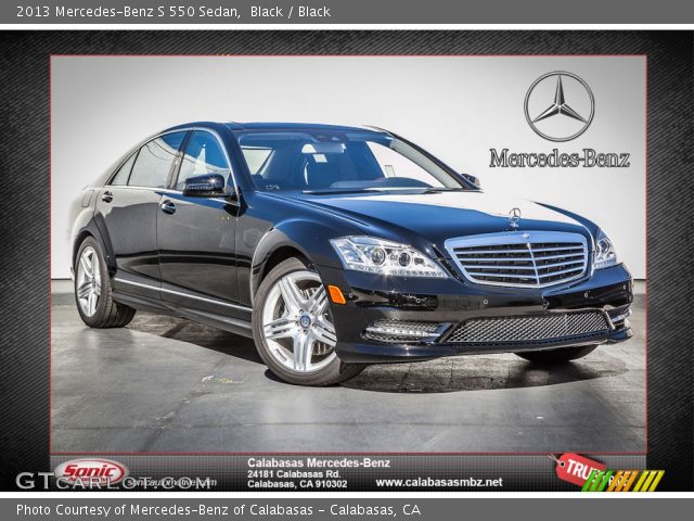 2013 Mercedes-Benz S 550 Sedan in Black
