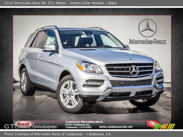 2013 Mercedes-Benz ML 350 4Matic in Iridium Silver Metallic