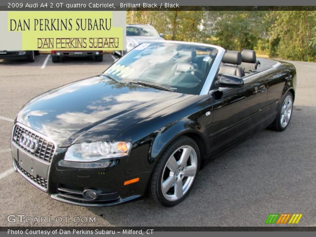 2009 Audi A4 2.0T quattro Cabriolet in Brilliant Black