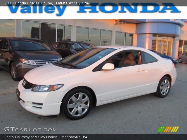 2010 Honda Civic LX Coupe in Taffeta White