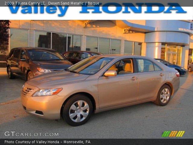 2009 Toyota Camry LE in Desert Sand Metallic