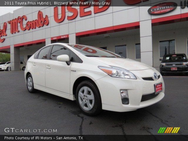 2011 Toyota Prius Hybrid I in Blizzard White Pearl