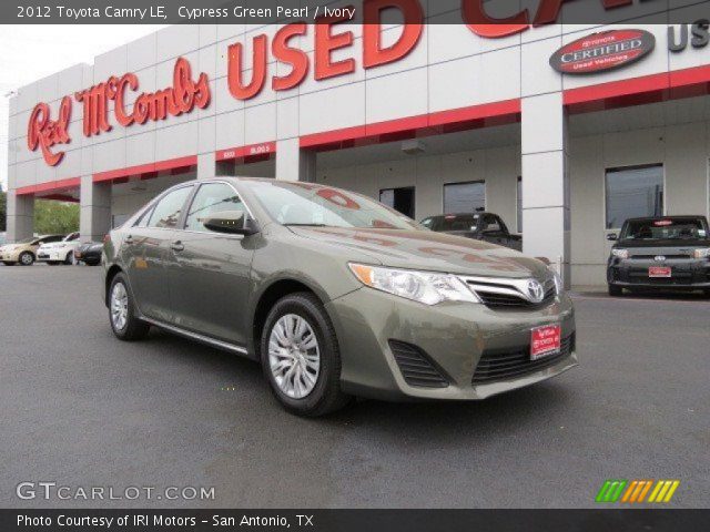 2012 Toyota Camry LE in Cypress Green Pearl