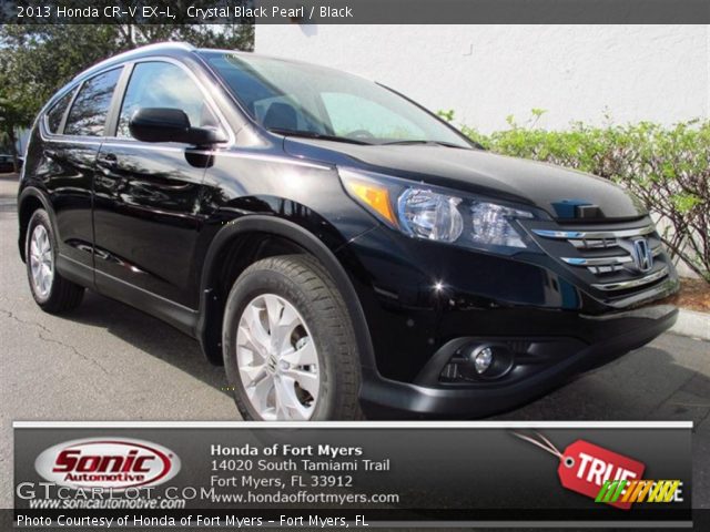 2013 Honda CR-V EX-L in Crystal Black Pearl