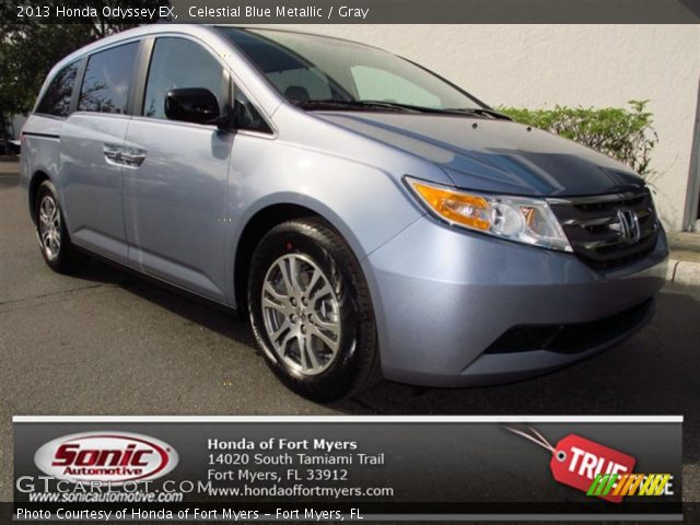 2013 Honda Odyssey EX in Celestial Blue Metallic