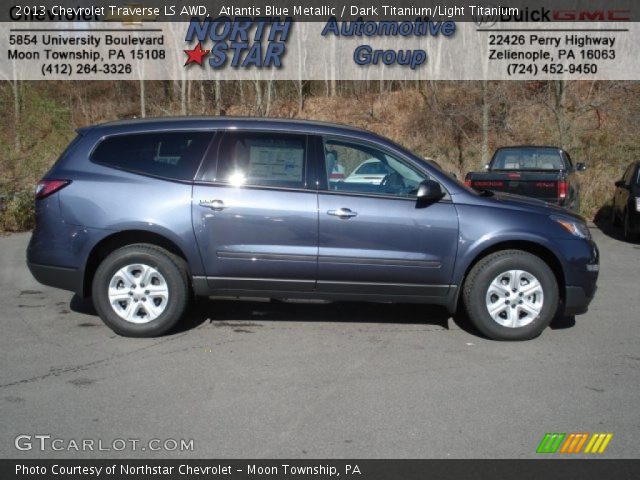 2013 Chevrolet Traverse LS AWD in Atlantis Blue Metallic