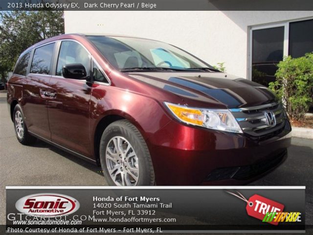 2013 Honda Odyssey EX in Dark Cherry Pearl